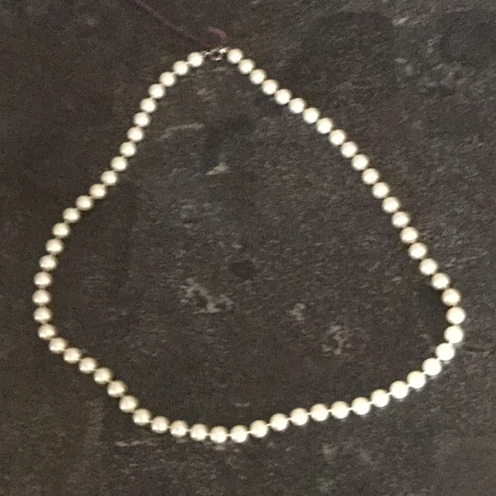 Vintage faux pearl necklace